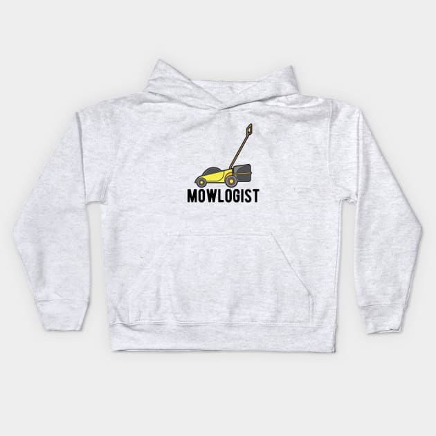 Lawn Mower - Mowlogist Kids Hoodie by KC Happy Shop